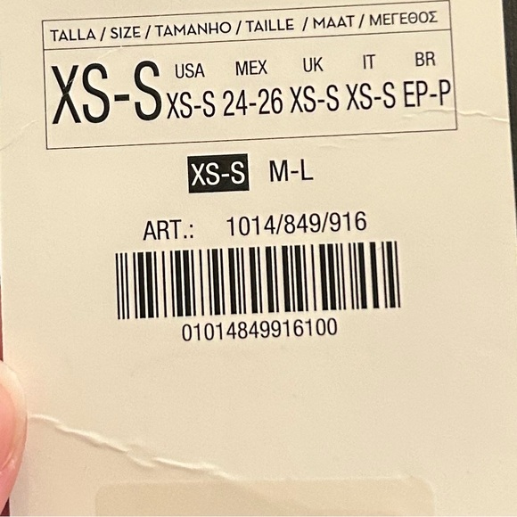 Zara off the shoulder seamless top long sleeve in gray green - Picture 5 of 5